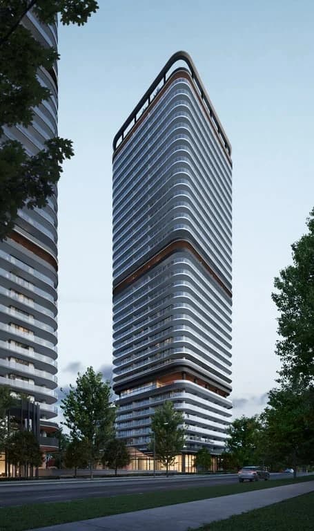 south tower exterior